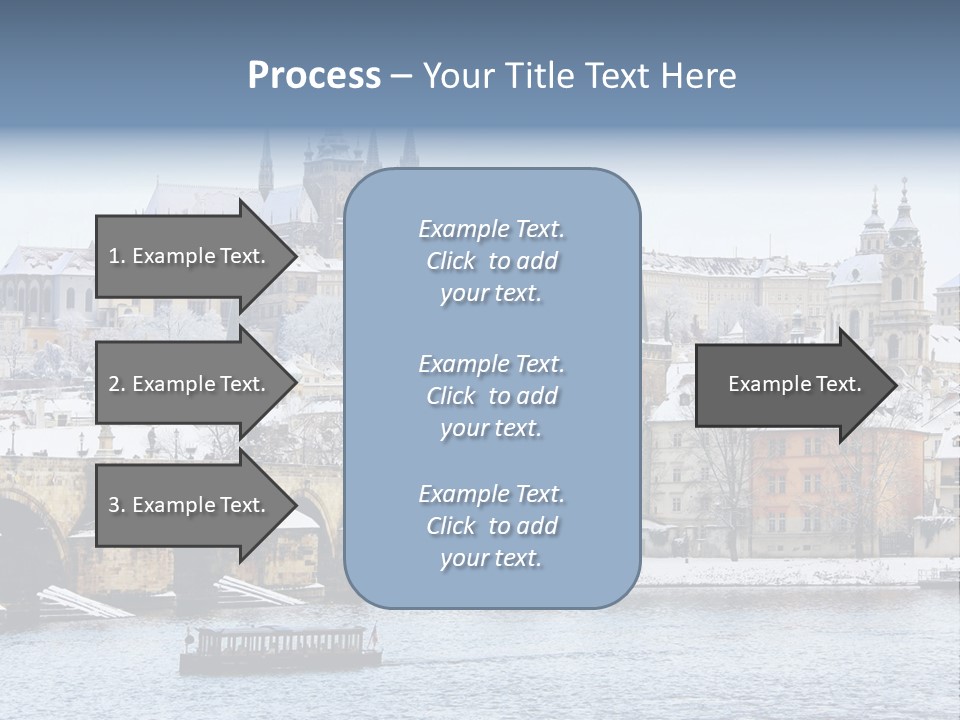 Building Castle Bridge PowerPoint Template