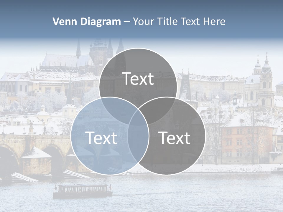 Building Castle Bridge PowerPoint Template