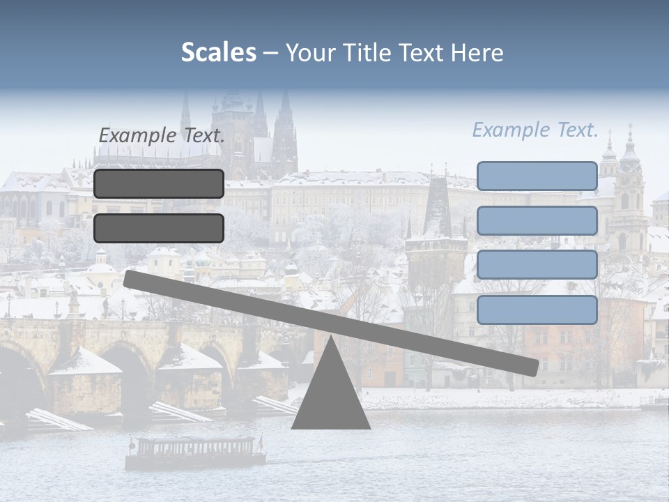 Building Castle Bridge PowerPoint Template