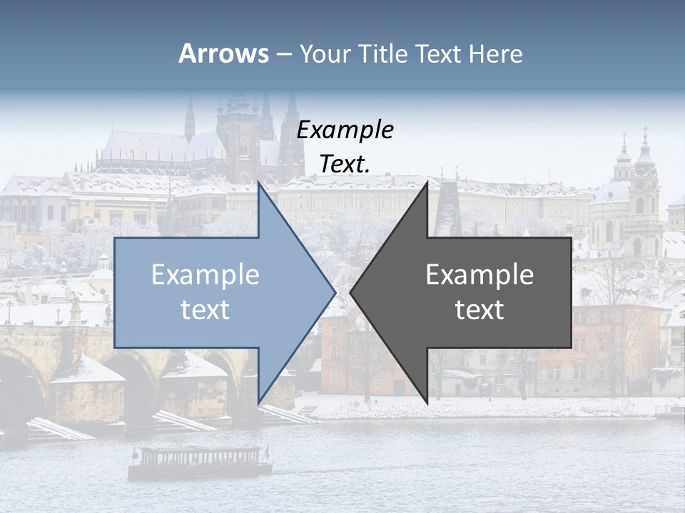 Building Castle Bridge PowerPoint Template