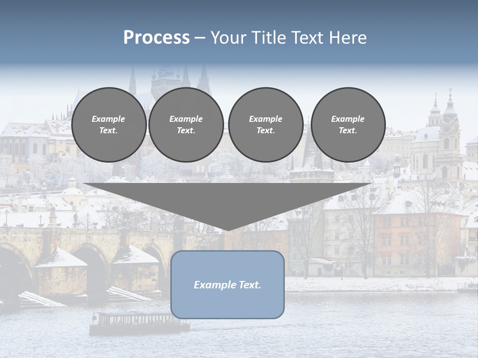 Building Castle Bridge PowerPoint Template