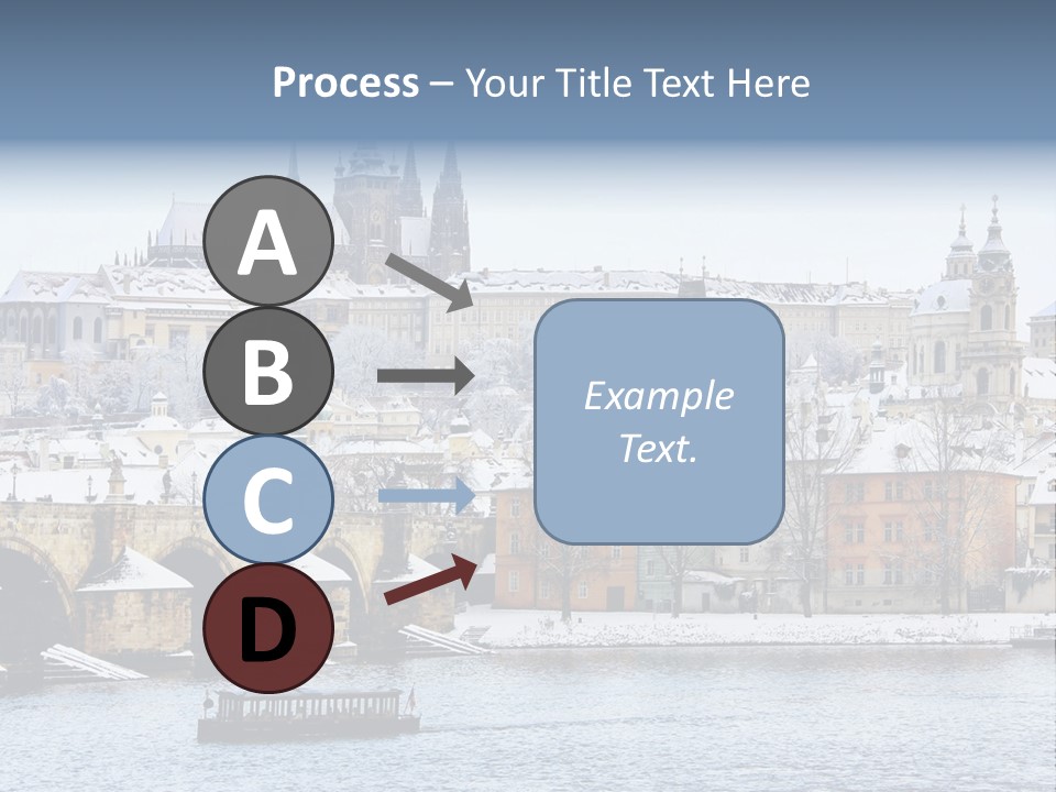 Building Castle Bridge PowerPoint Template