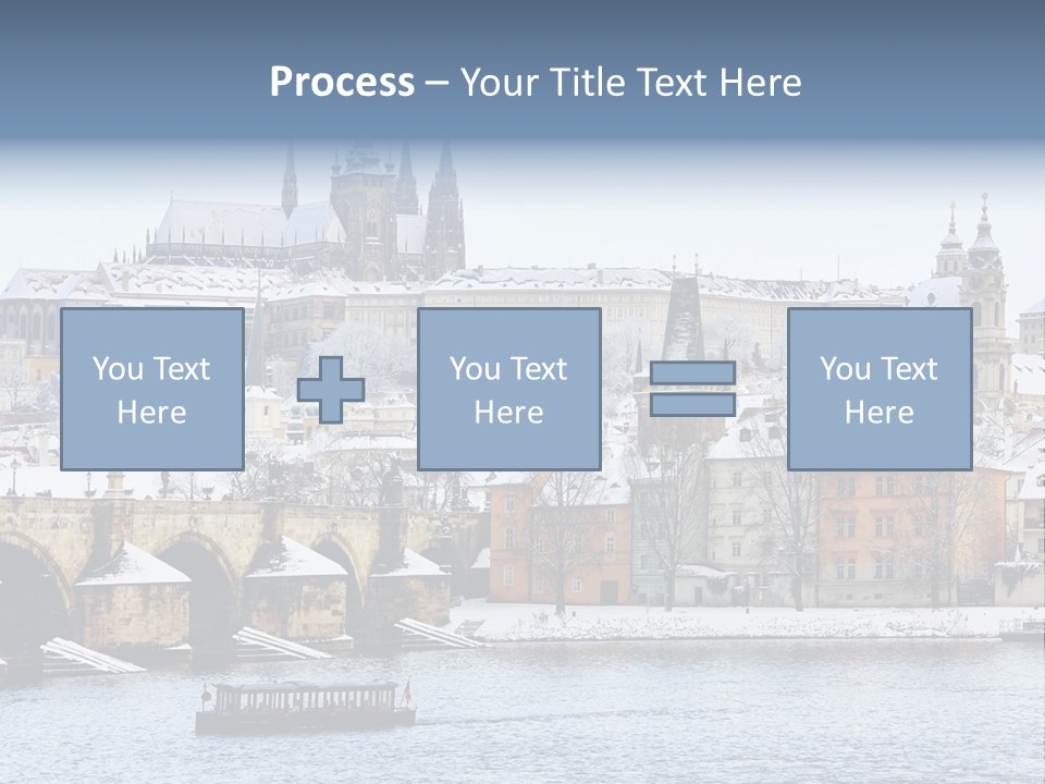 Building Castle Bridge PowerPoint Template