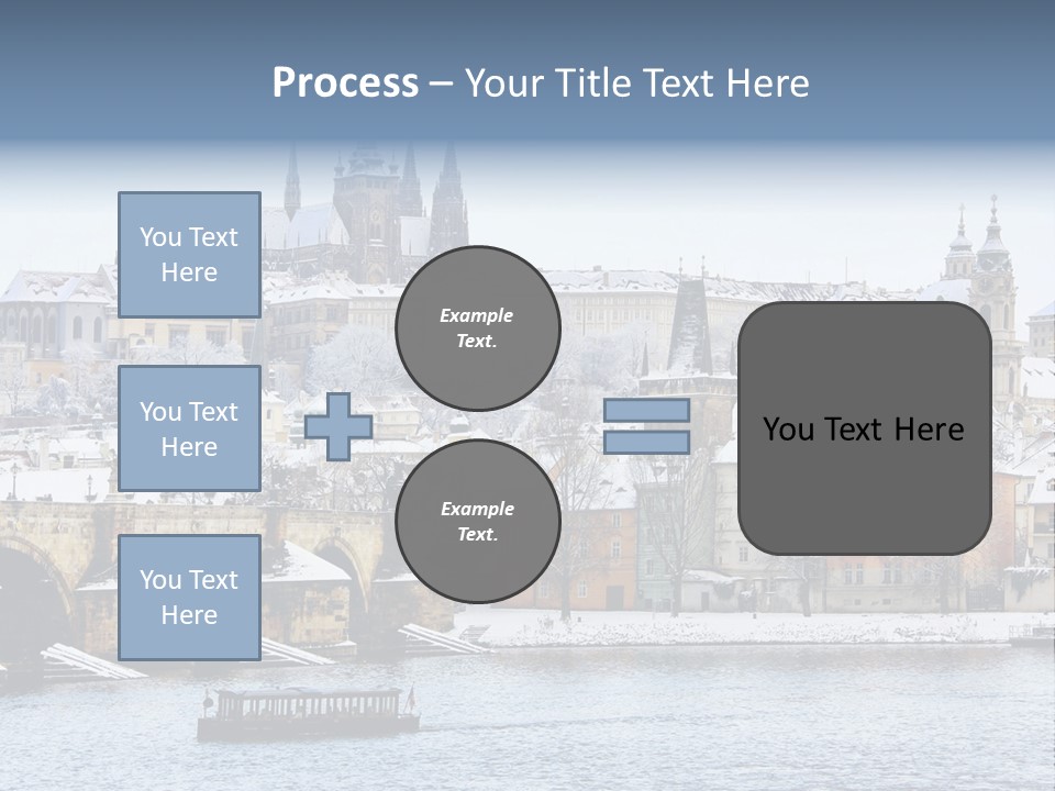 Building Castle Bridge PowerPoint Template