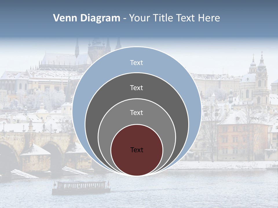Building Castle Bridge PowerPoint Template