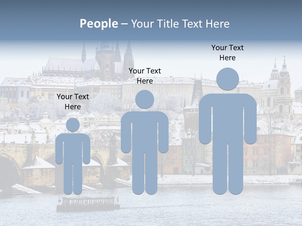 Building Castle Bridge PowerPoint Template