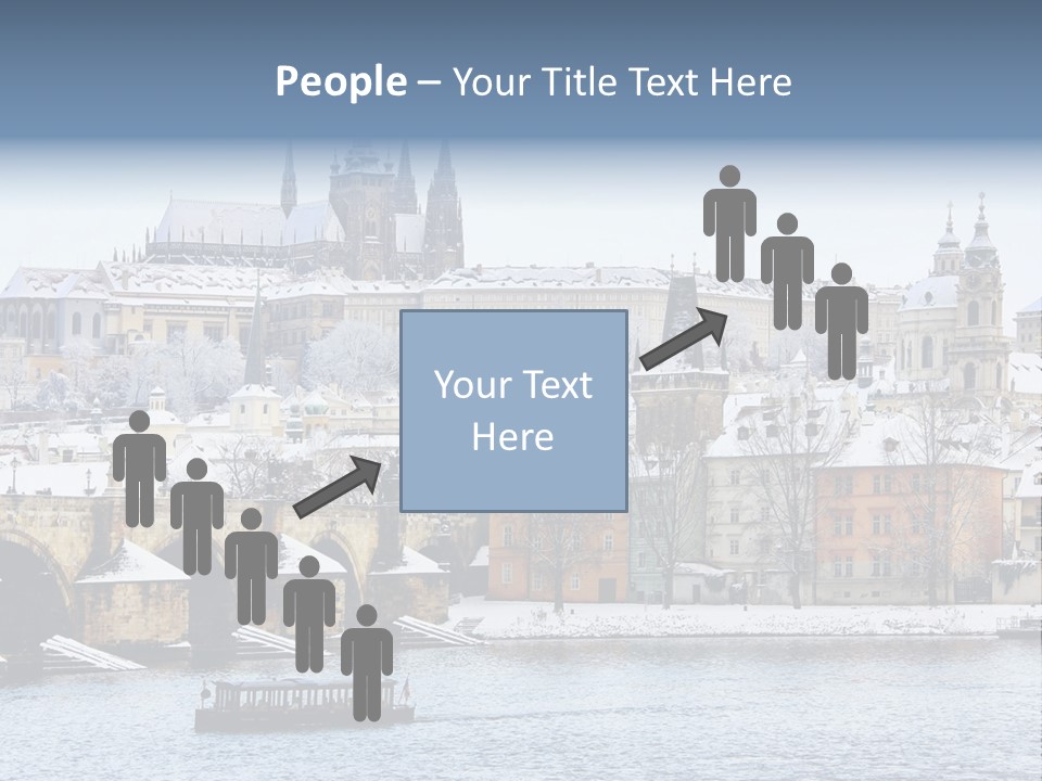Building Castle Bridge PowerPoint Template