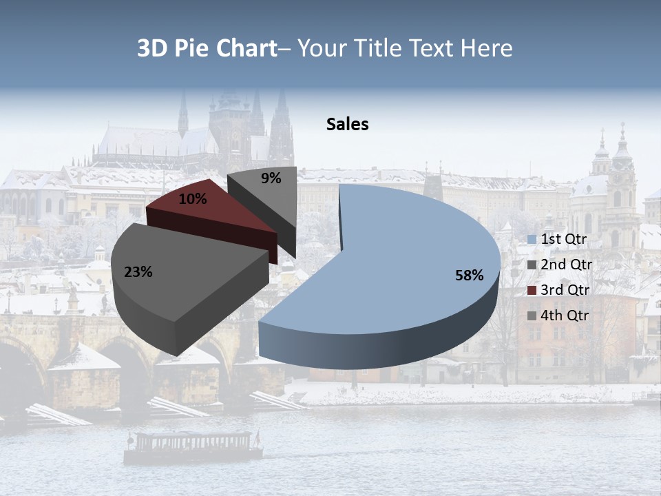 Building Castle Bridge PowerPoint Template