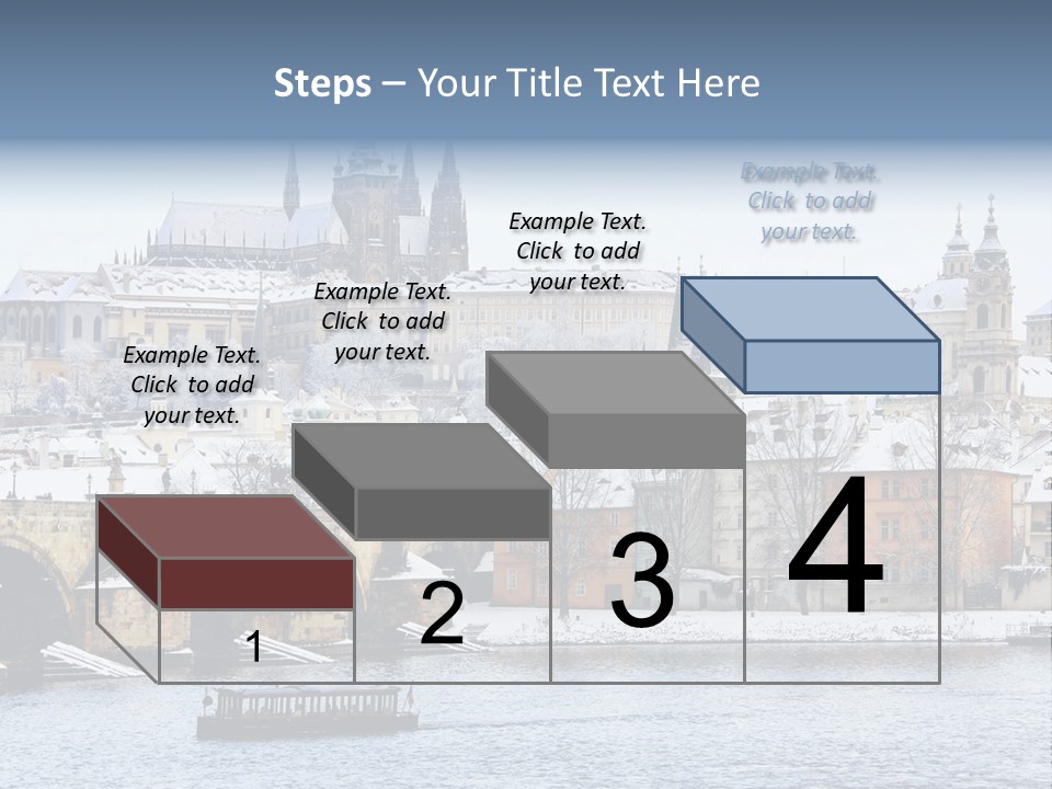 Building Castle Bridge PowerPoint Template