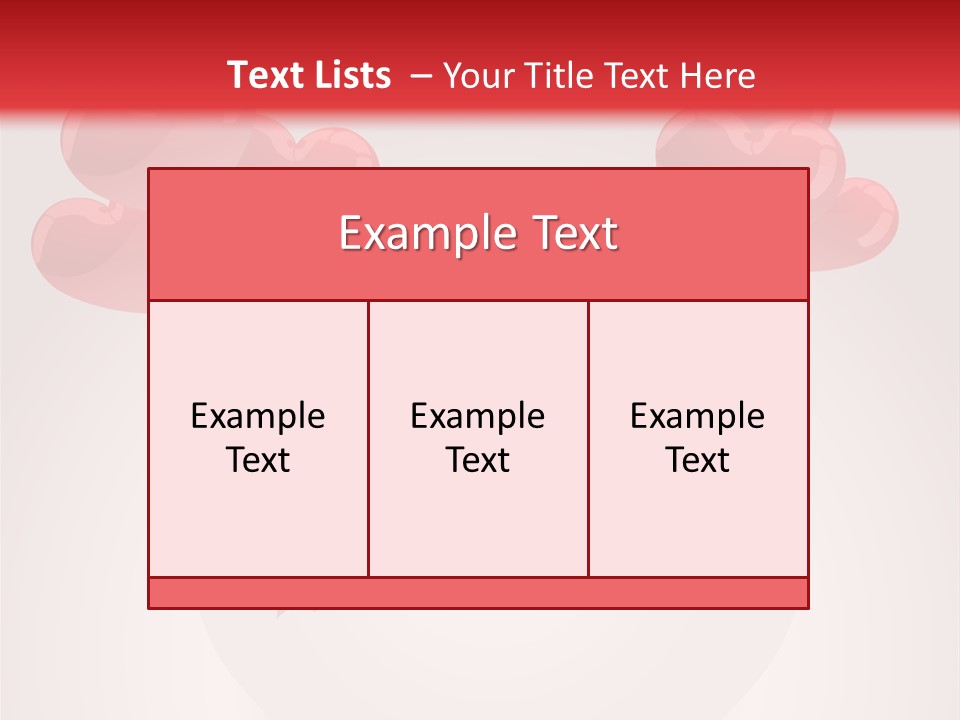 Balloons Card Romance Concept PowerPoint Template