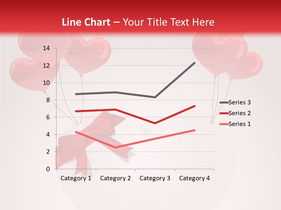 Balloons Card Romance Concept PowerPoint Template