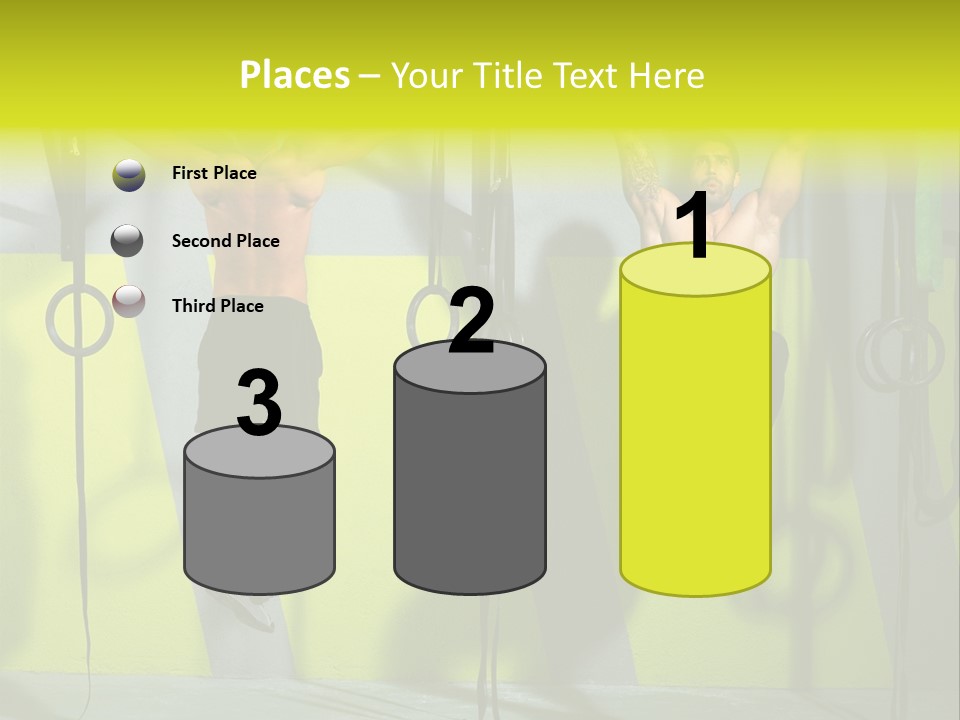 Healthy Sport Weight PowerPoint Template