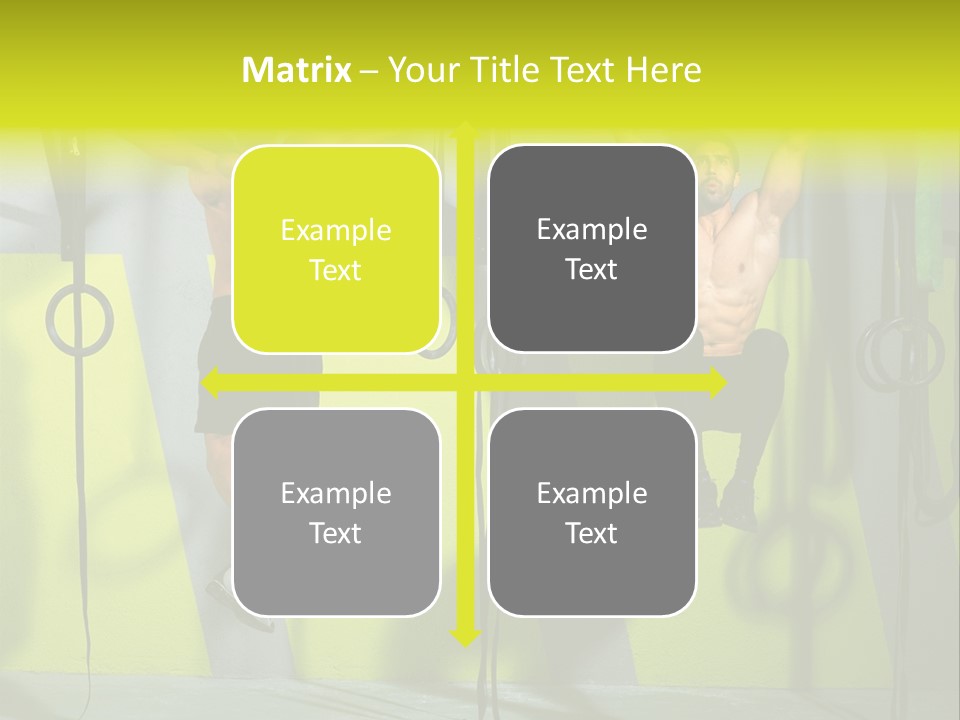 Healthy Sport Weight PowerPoint Template