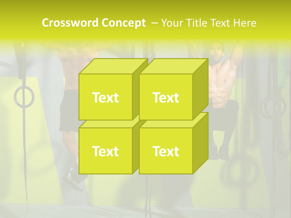 Healthy Sport Weight PowerPoint Template