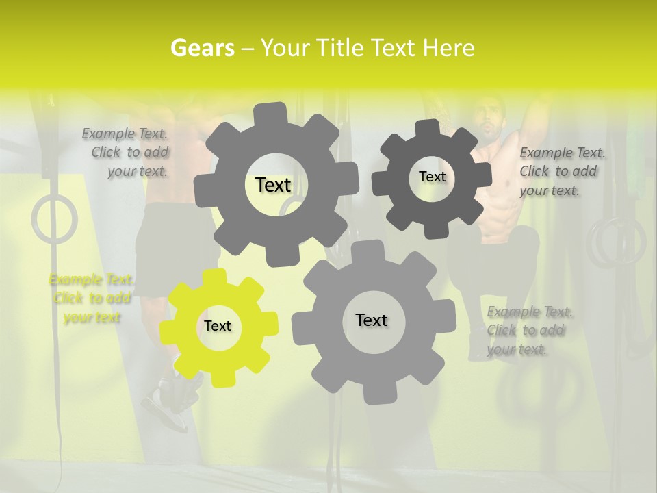 Healthy Sport Weight PowerPoint Template