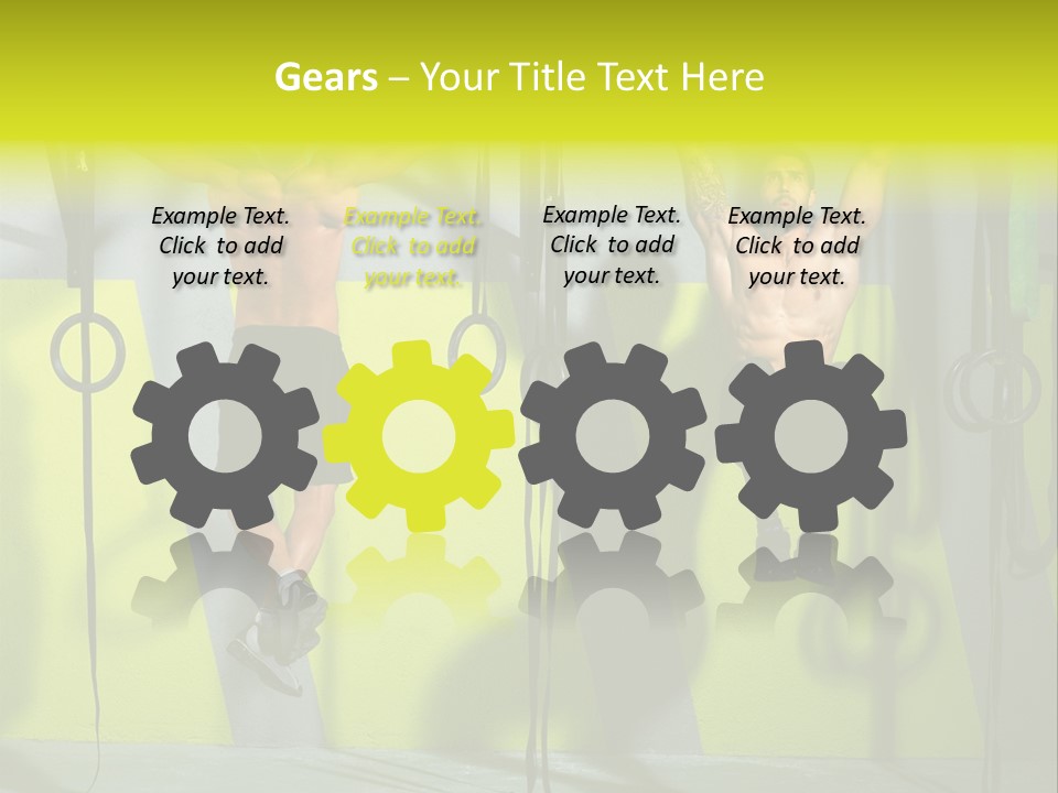 Healthy Sport Weight PowerPoint Template