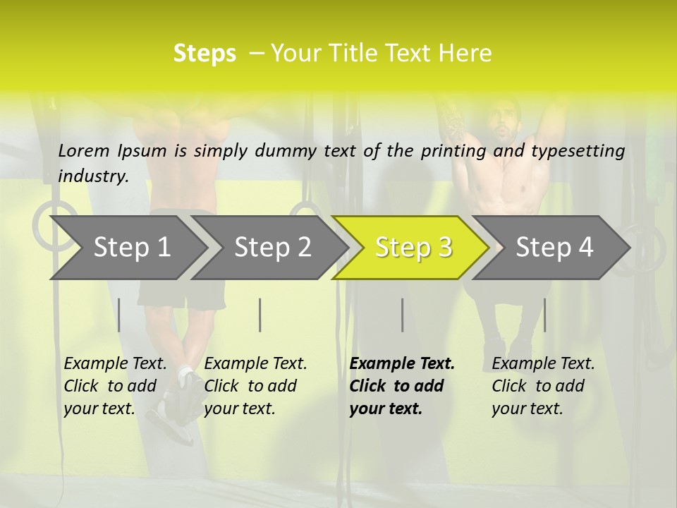 Healthy Sport Weight PowerPoint Template