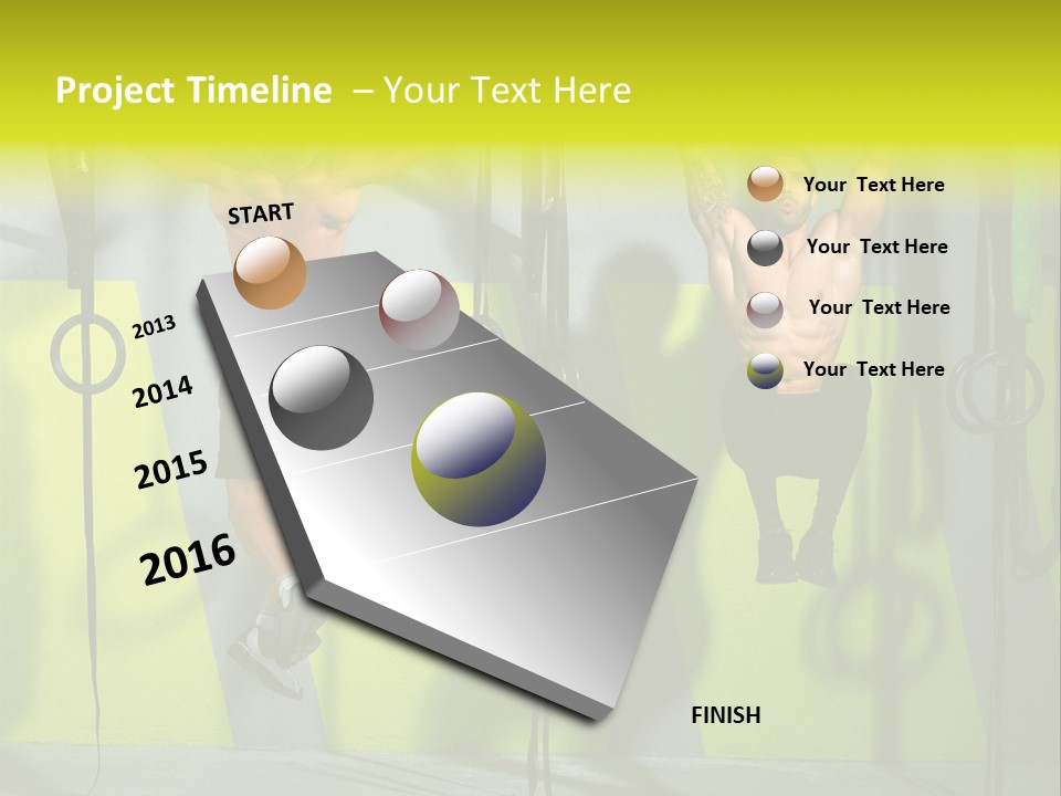 Healthy Sport Weight PowerPoint Template