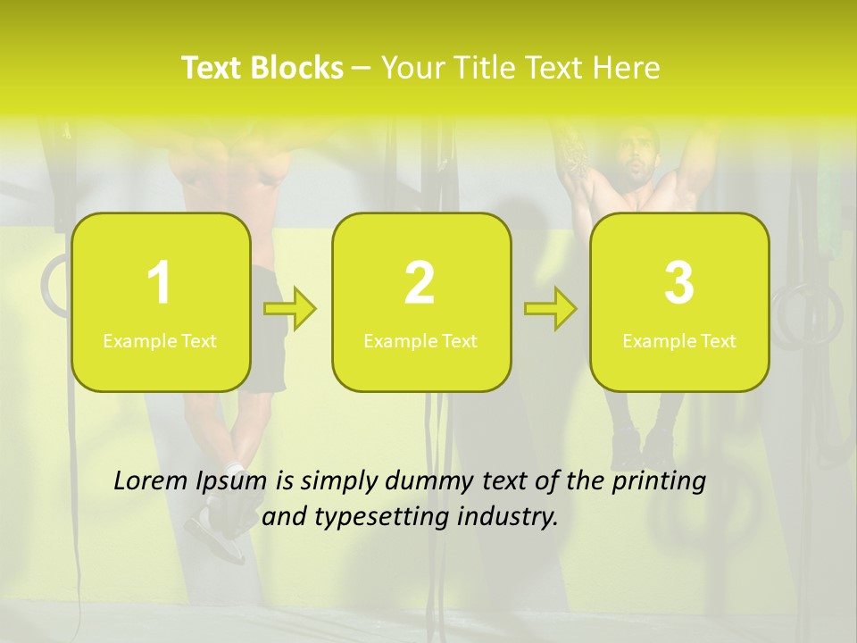 Healthy Sport Weight PowerPoint Template