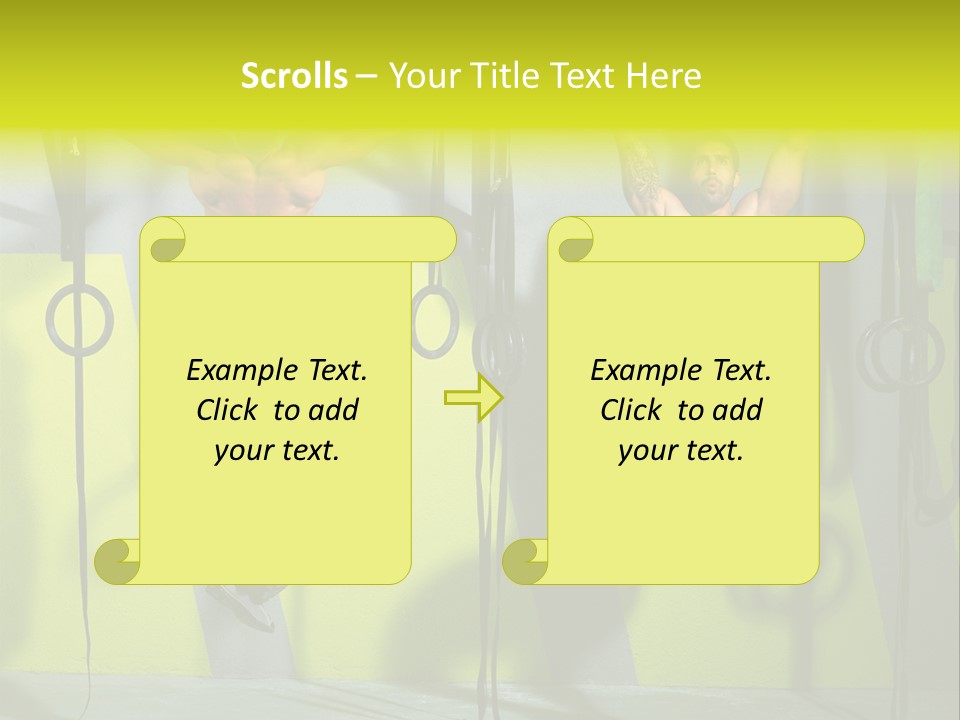 Healthy Sport Weight PowerPoint Template