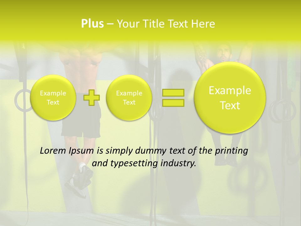Healthy Sport Weight PowerPoint Template
