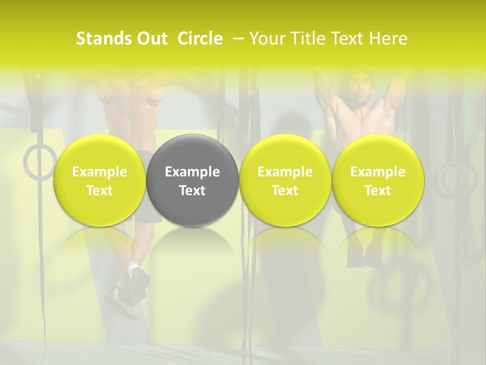 Healthy Sport Weight PowerPoint Template