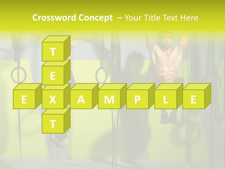 Healthy Sport Weight PowerPoint Template