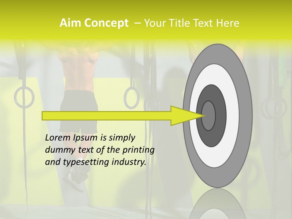 Healthy Sport Weight PowerPoint Template