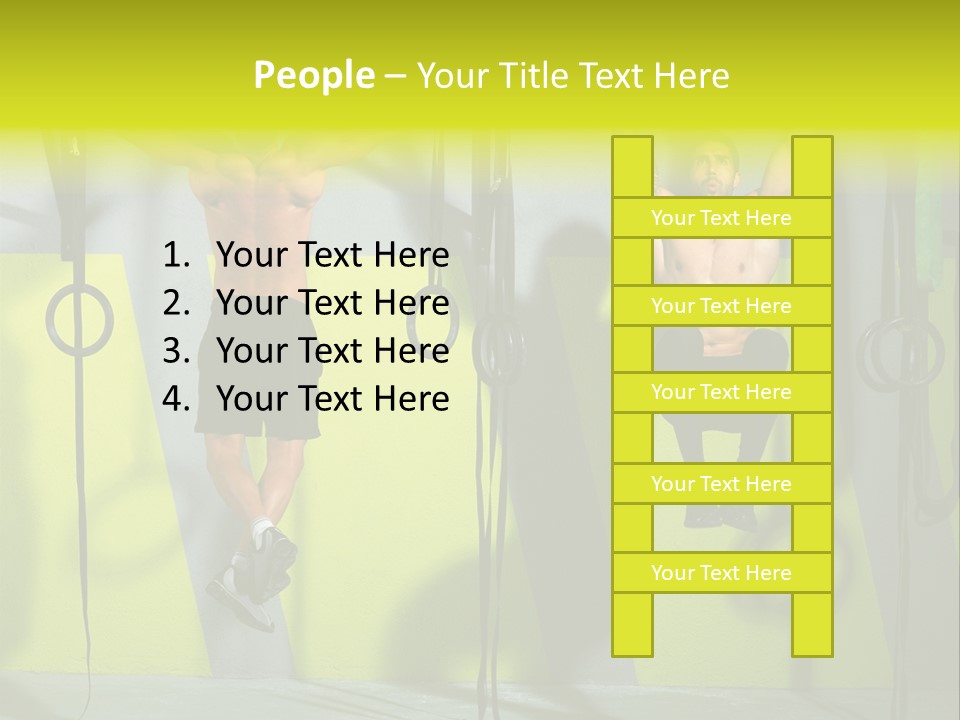 Healthy Sport Weight PowerPoint Template