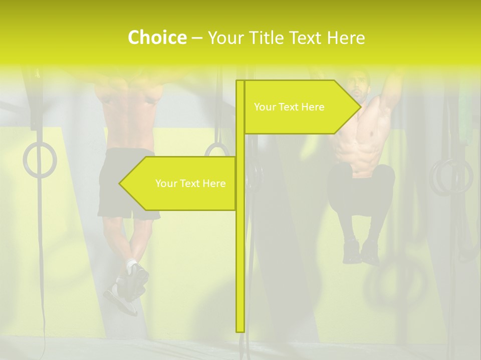 Healthy Sport Weight PowerPoint Template