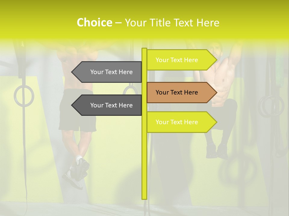 Healthy Sport Weight PowerPoint Template