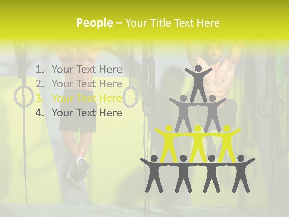 Healthy Sport Weight PowerPoint Template