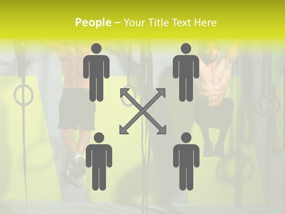 Healthy Sport Weight PowerPoint Template