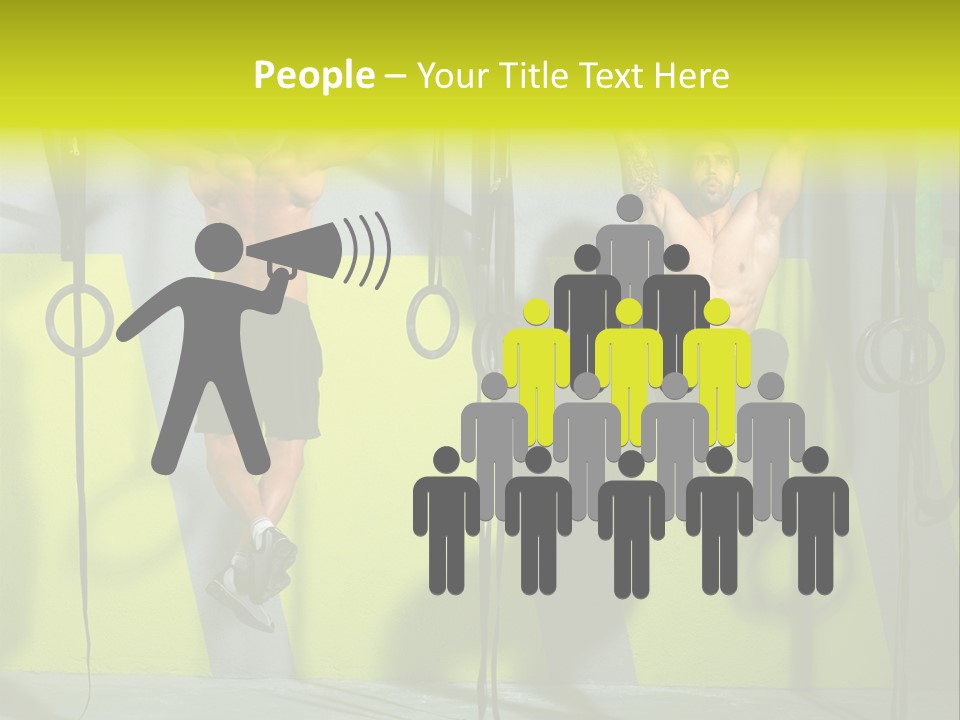 Healthy Sport Weight PowerPoint Template