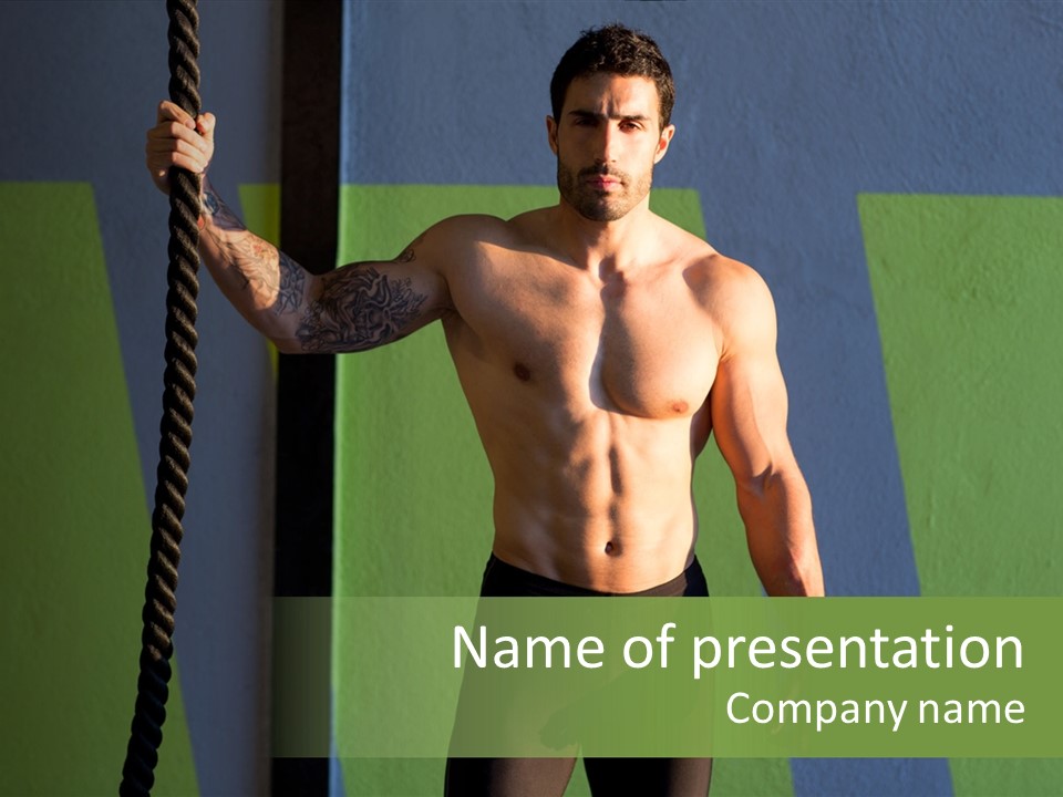 Weight Attractive Instructor PowerPoint Template