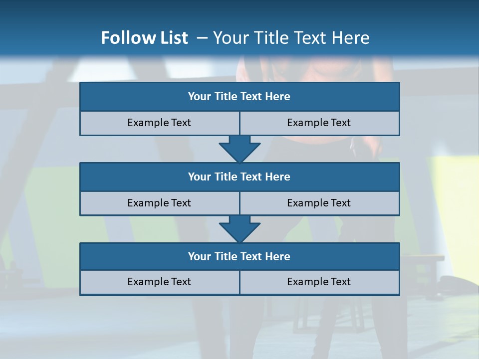 Fit Bodybuilder Caucasian PowerPoint Template