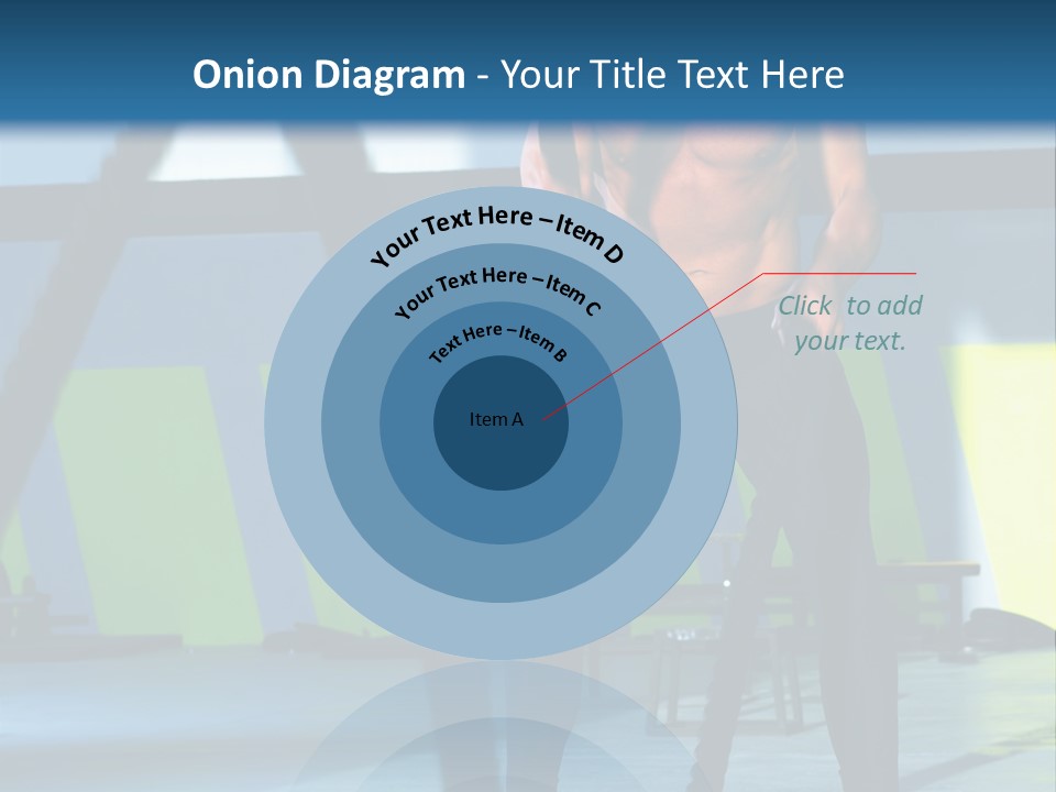 Fit Bodybuilder Caucasian PowerPoint Template