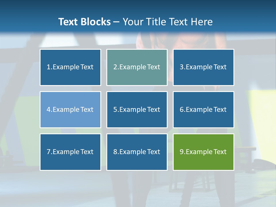 Fit Bodybuilder Caucasian PowerPoint Template