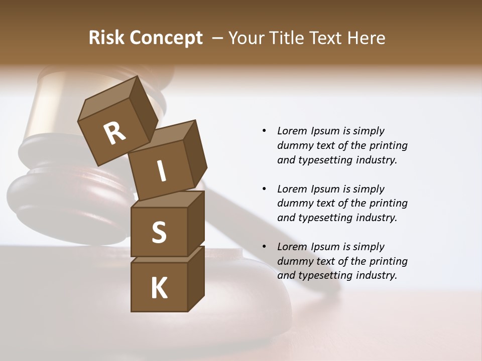 Truth Mallet Brass PowerPoint Template