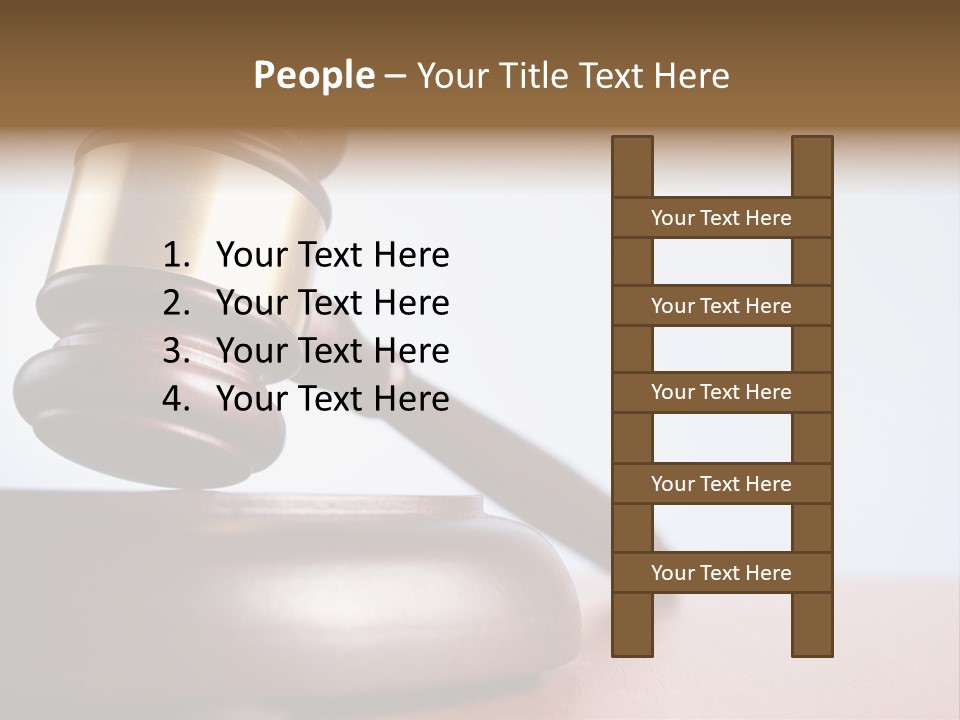 Truth Mallet Brass PowerPoint Template