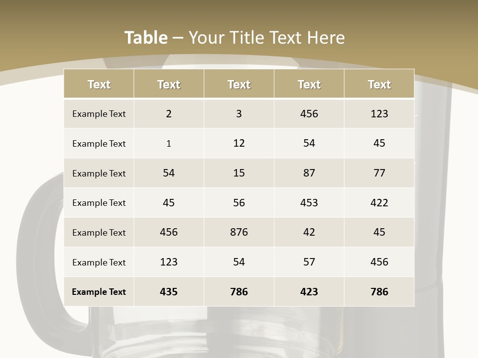 A Black Coffee Maker On A White Background PowerPoint Template