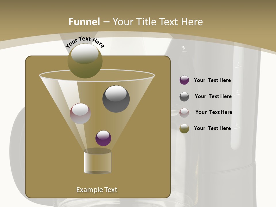 A Black Coffee Maker On A White Background PowerPoint Template