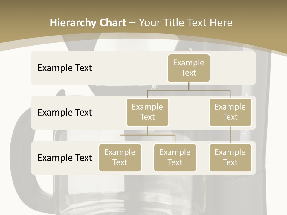 A Black Coffee Maker On A White Background PowerPoint Template