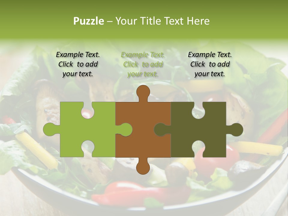 Red Vegetarian Snack PowerPoint Template