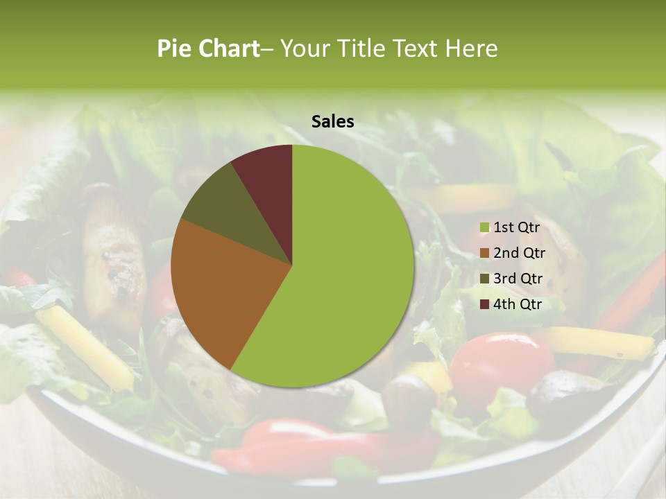 Red Vegetarian Snack PowerPoint Template