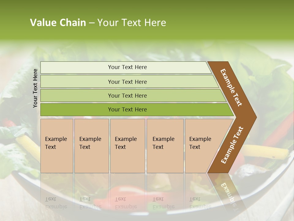 Red Vegetarian Snack PowerPoint Template