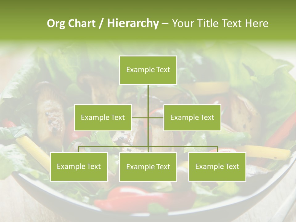 Red Vegetarian Snack PowerPoint Template
