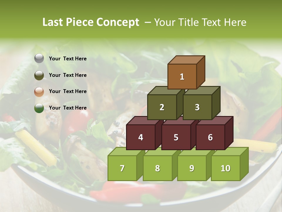 Red Vegetarian Snack PowerPoint Template