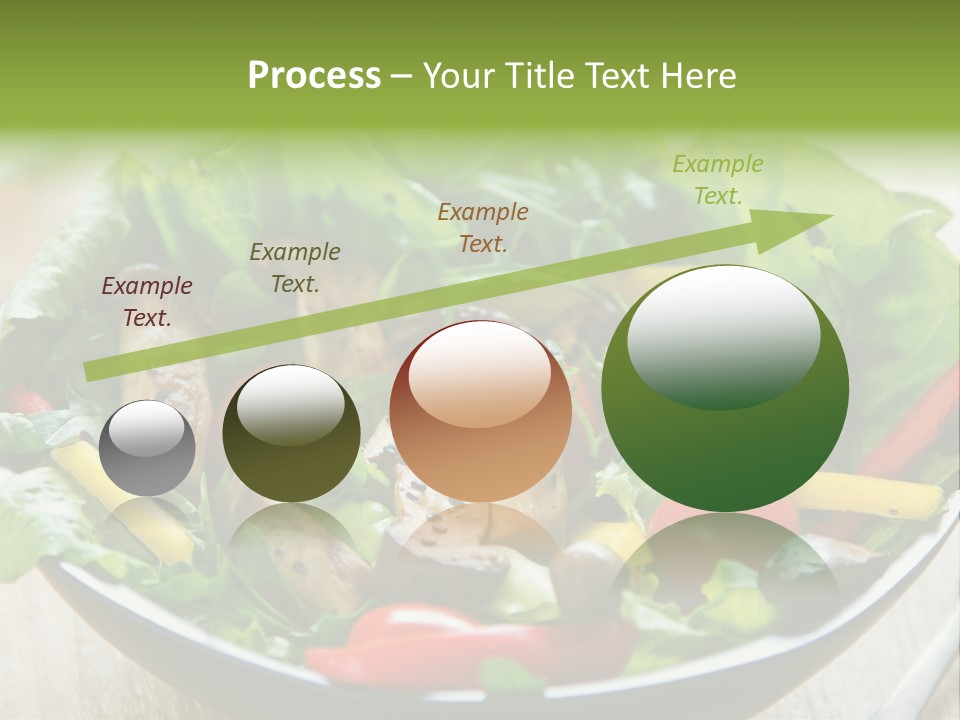 Red Vegetarian Snack PowerPoint Template