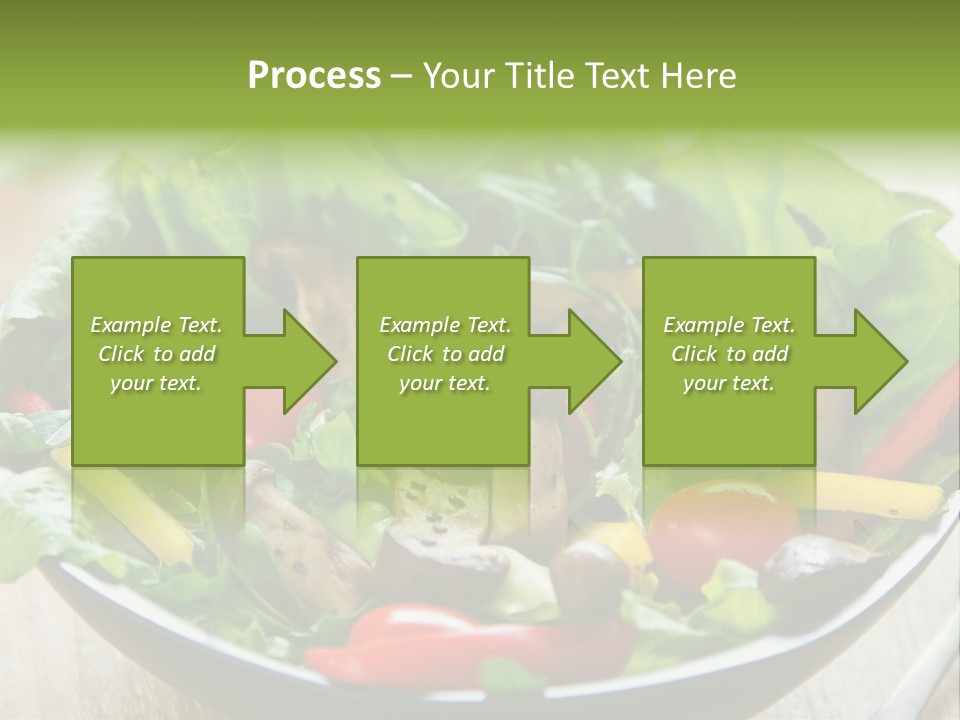 Red Vegetarian Snack PowerPoint Template